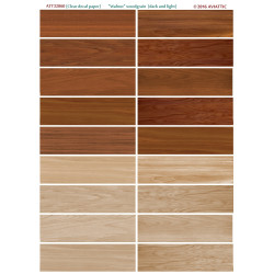 Aviattic ATT32060 1/32 (Clear decal paper) Walnut woodgrain (dark and light)