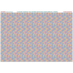 Aviattic ATT32071 1/32 (white decal paper) 4 colour lozenge full pattern width for lower surfaces (faded)