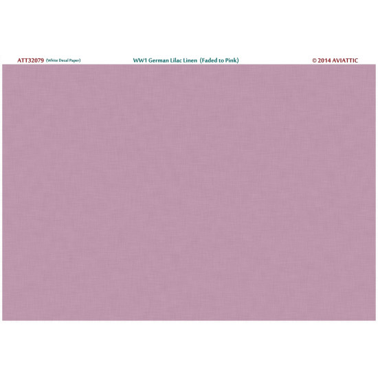 Aviattic ATT32079 1/32 WW1 German lilac faded to pink (white decal paper)
