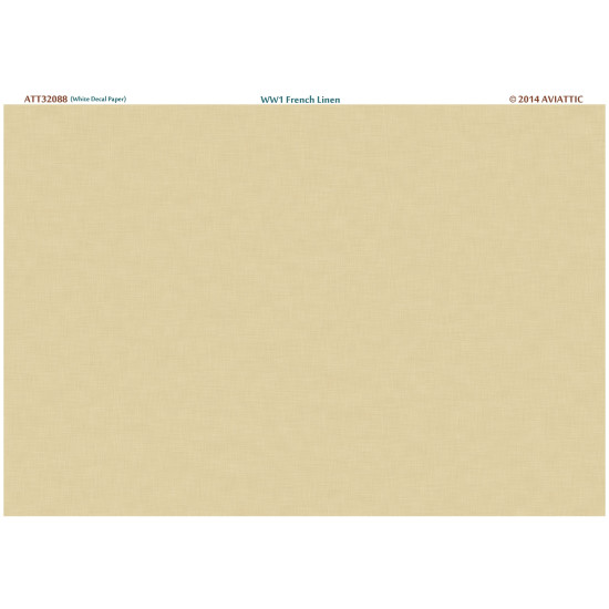 Aviattic ATT32088 1/32 (white decal paper) WW1 French linen decal