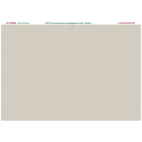 Aviattic ATT32096 1/32 (clear decal paper) WW1 German/Austro-Hungarian linen (dark)