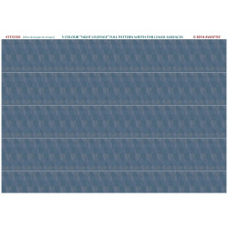 Aviattic ATT32105 1/32 (white decal paper for rib tapes) 5 colour night lozenge full pattern width for lower surfaces