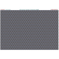 Aviattic ATT32113 1/32 (Clear decal paper) WW1 German Naval Hex printed linen (faded)