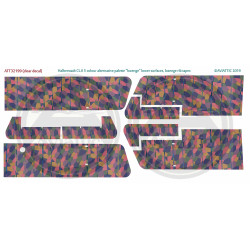 Aviattic ATT32199 1/32 Halberstadt CL.II 5 color alternative palette lozenge upper surfaces w/lozenge rib tapes