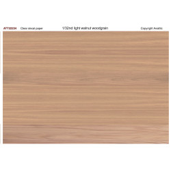 Aviattic ATT32234 1/32 (Clear decal paper) Walnut/mahogany/birch plywood light