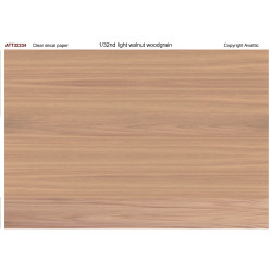 Aviattic ATT32234 1/32 (Clear decal paper) Walnut/mahogany/birch plywood light