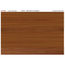 Aviattic ATT32235 1/32 (Clear decal paper) Walnut/mahogany/birch plywood dark