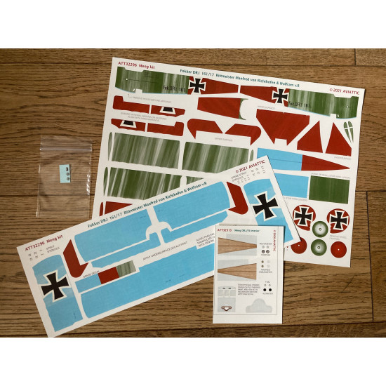 Aviattic ATT32296 1/32 Meng Fokker Dr.I 161/17 Rittmeister Manfred Richthofen