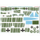 Aviattic ATT32306 1/32 Meng Fokker DR.I streaked camouflage on unbleached linen