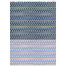 Aviattic ATT48006 1/48 5 colour lozenge full pattern width for upper and lower surfaces (faded)