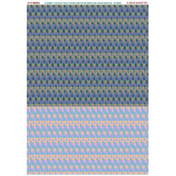 Aviattic ATT48006 1/48 5 colour lozenge full pattern width for upper and lower surfaces (faded)