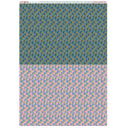 Aviattic ATT48010 1/48 (white decal paper for rib tapes) 4 colour lozenge full pattern width for upper and lower surfaces (factory fresh)