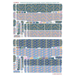 Aviattic ATT48026 1/48 Fokker DVII 4 & 5 color lozenge faded effect blue tapes 2