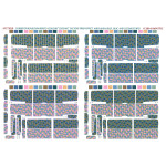 Aviattic ATT72020 1/72 Fokker DVII 4 color lozenge factory fresh effect tapes x4