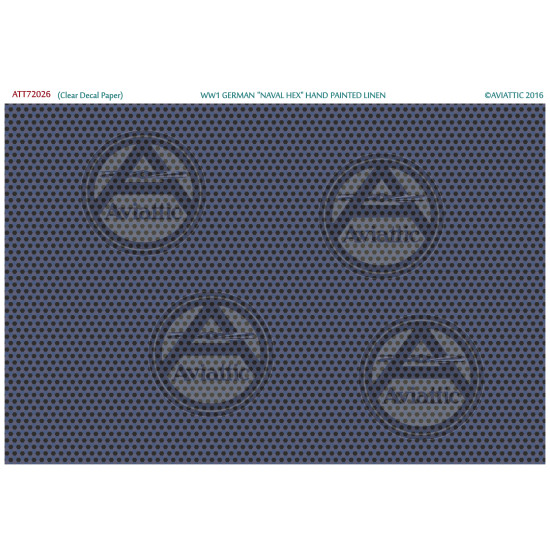 Aviattic ATT72026 1/72 WW1 German Naval Hex Hand Painted Linen
