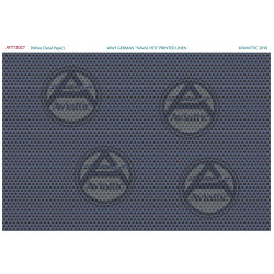 Aviattic ATT72027 1/72 White Decal Paper WW1 German Naval Hex Printed Linen