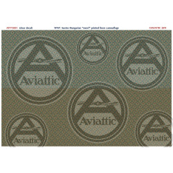 Aviattic ATT72031 1/72 1/72 Austro-Hungarian sworl printed linen camouflage