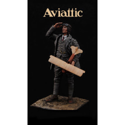 Aviattic ATTL02 Antony Fokker Figure (with 3d printed Fokker DVII model)