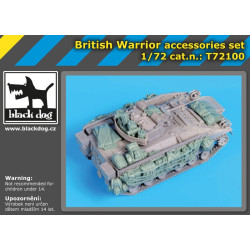 Black Dog 72100 1/72 British Warrior accessories set for Trumpeter