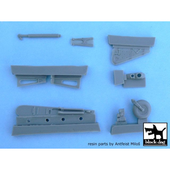 Black Dog A32002 1/32 Focke-Wulf FW 190 D-9 tail wheel for Hasegawa 7 parts