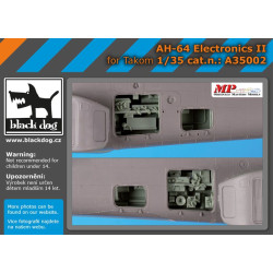 Black Dog A35002 1/35 AH-64 electronics II for Takom