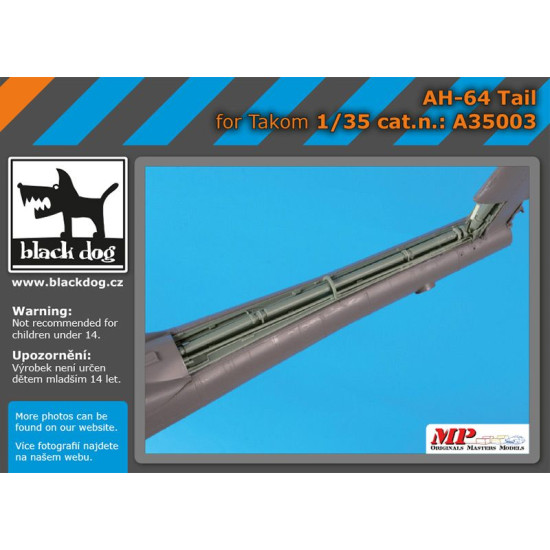 Black Dog A35003 1/35 AH-64 tail for Takom