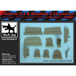 Black Dog A48001 1/48 Albatros D.I & D.II detail set for Gavia 4815 Eduard 8082