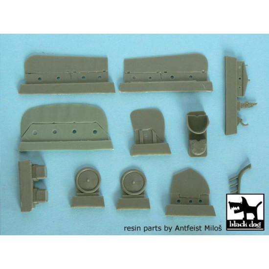 Black Dog A48001 1/48 Albatros D.I & D.II detail set for Gavia 4815 Eduard 8082