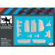 Black Dog A48009 1/48 Fw-190 A8 detail set for Hasegawa