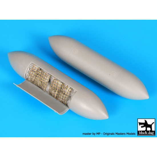 Black Dog A48011 1/48 Viking cargo POD accessories set for Italeri