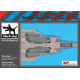 Black Dog A48018 1/48 F 35 A Lighting II big accessories set for Kity Hawk