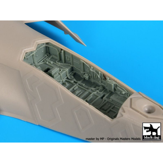 Black Dog A48018 1/48 F 35 A Lighting II big accessories set for Kity Hawk