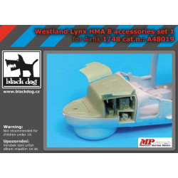 Black Dog A48019 1/48 Westland Lynx HMA8 accessories set #1 for Airfix