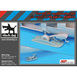 Black Dog A48022 1/48 UH -60 ski accessories set for Italeri