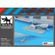 Black Dog A48022 1/48 UH -60 ski accessories set for Italeri