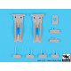 Black Dog A48022 1/48 UH -60 ski accessories set for Italeri