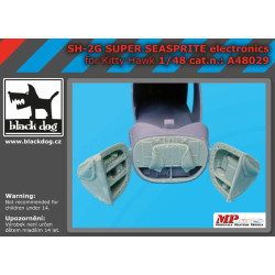 Black Dog A48029 1/48 SH-2 G Super Seasprite electronic for Kity Hawk