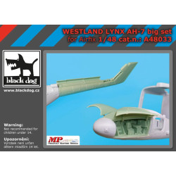 Black Dog A48033 1/48 Westland Lynx AH 7 big set for Airfix