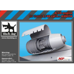 Black Dog A48036 1/48 A-10 engine for Italeri