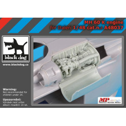 Black Dog A48037 1/48 MH-60 K engine for Italeri