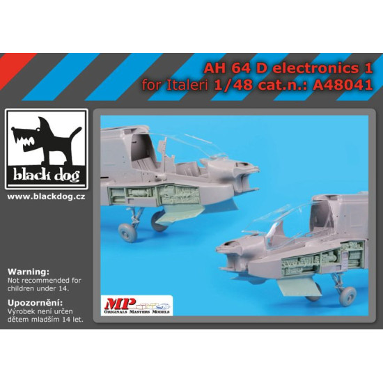 Black Dog A48041 1/48 AH-64 D electronic 1 for Italeri