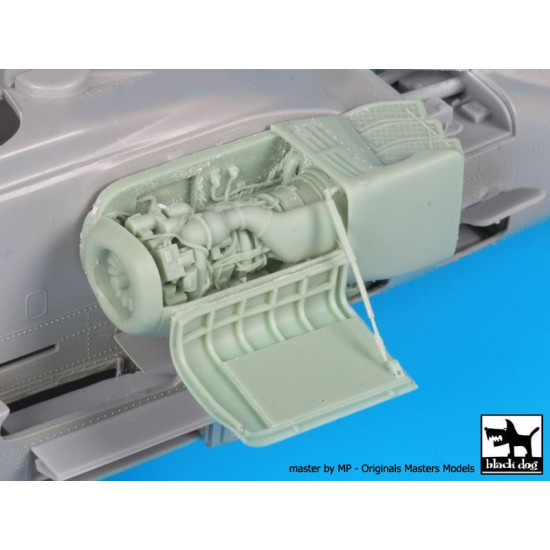 Black Dog A48042 1/48 AH-64 D engine for Italeri