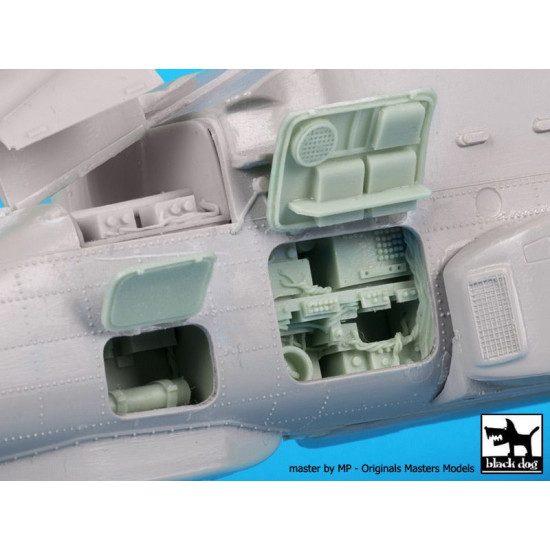 Black Dog A48043 1/48 AH-64 D electronic 2 for Italeri Black Dog A48043 1/48 AH-64 D electronic 2 for Italeri