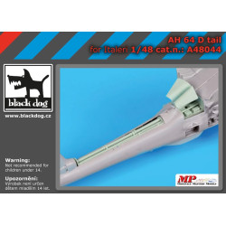 Black Dog A48044 1/48 AH-64 D tail for Italeri