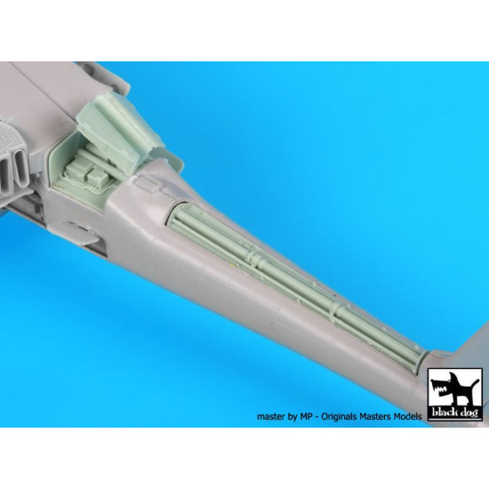 Black Dog A48044 1/48 AH-64 D tail for Italeri