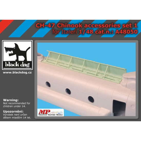 Black Dog A48050 1/48 Ch-47 Chinook accessories set 1 for Italeri