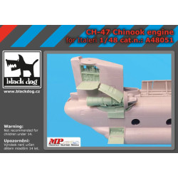 Black Dog A48051 1/48 Ch-47 Chinook engine for Italeri