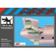 Black Dog A48051 1/48 Ch-47 Chinook engine for Italeri