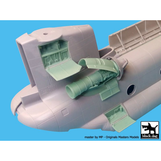 Black Dog A48051 1/48 Ch-47 Chinook engine for Italeri