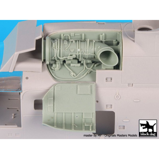 Black Dog A48053 1/48 Sea King engine for Hasegawa